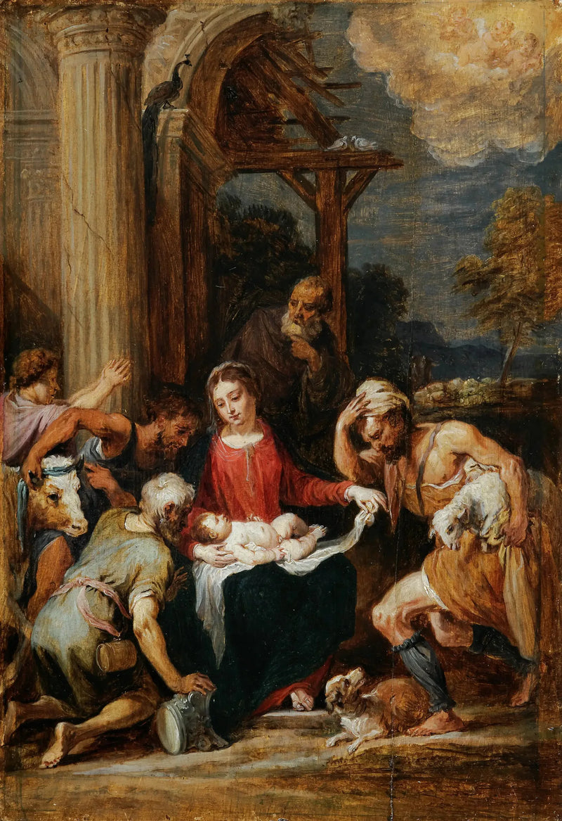 Tilbedelse av hyrdene, etter Andrea Schiavone - David Teniers den Yngre

Source:
Adoration des bergers, d'après Andrea Schiavone - David Teniers le Jeune