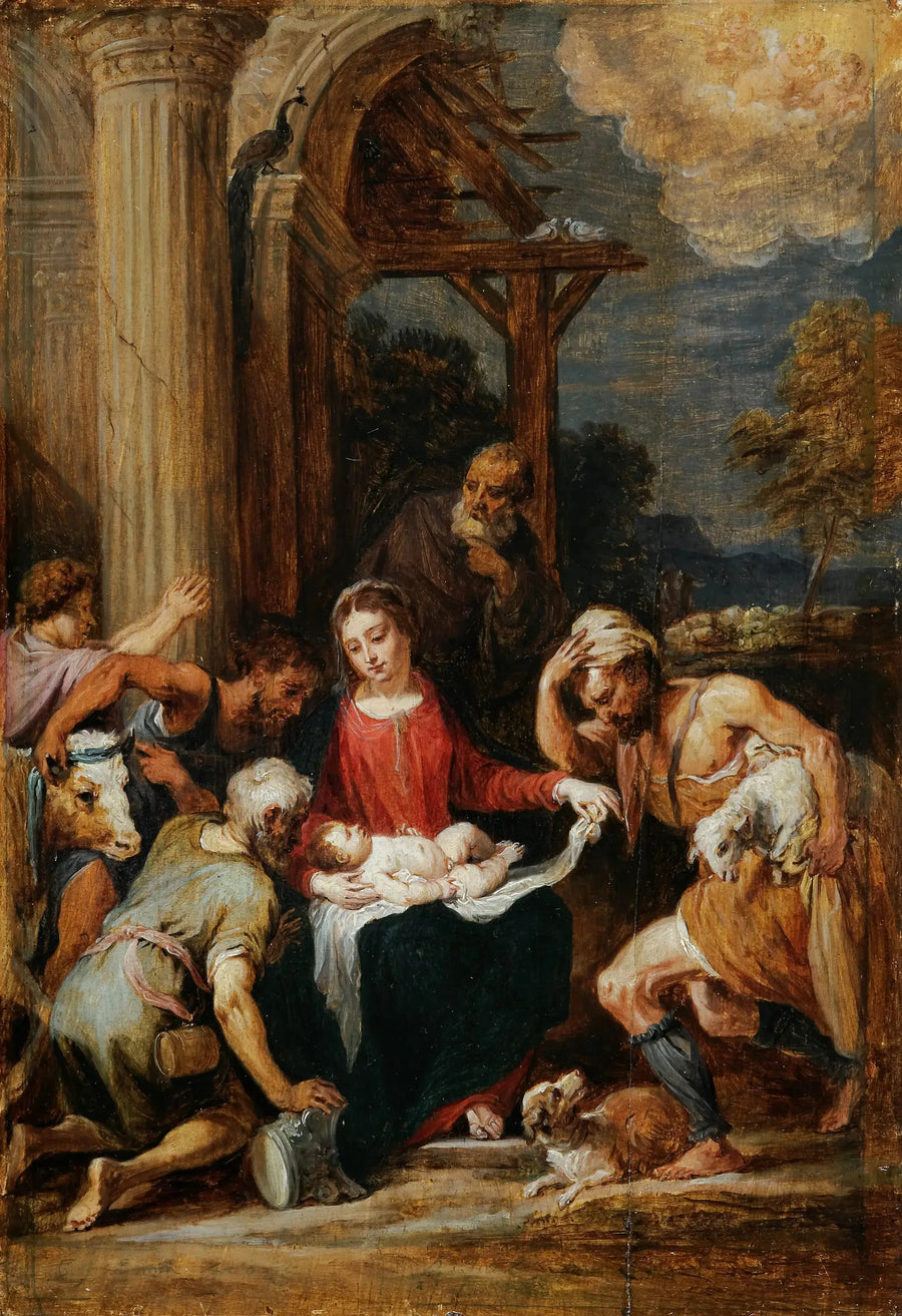 Tilbedelse av hyrdene, etter Andrea Schiavone - David Teniers den Yngre

Source:
Adoration des bergers, d'après Andrea Schiavone - David Teniers le Jeune