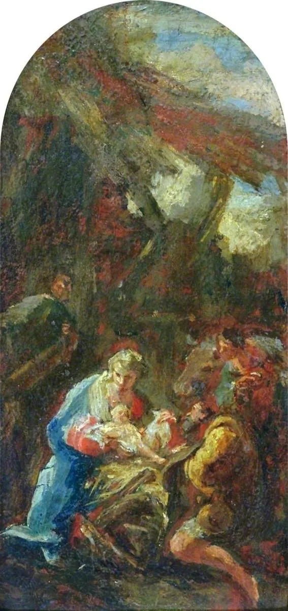 Adorasjon av hyrdene - Giovanni Battista Pittoni