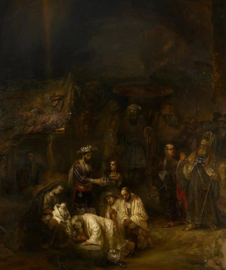 De hellige tre kongers tilbedelse - Rembrandt