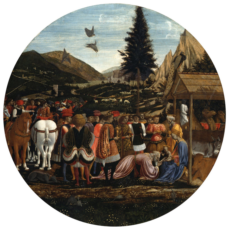 De tre vise menns tilbedelse - Domenico Veneziano