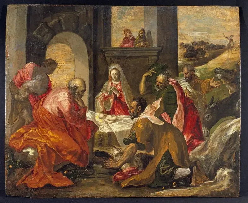 Tilbedelse av de vise menn - El Greco