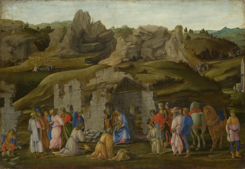 Adorasjon av de vise menn - Filippino Lippi