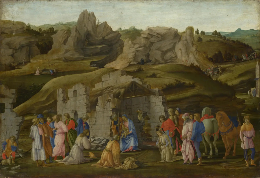 Adorasjon av de vise menn - Filippino Lippi