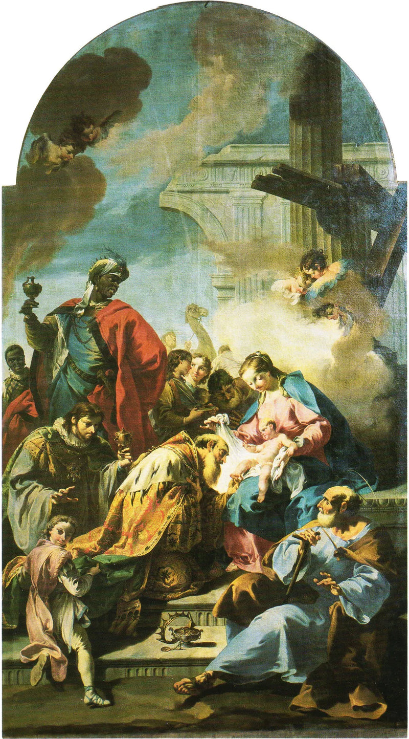 Adorasjon av de vise menn - Giovanni Battista Pittoni