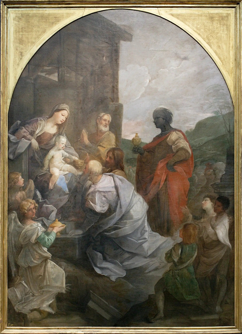 De tre vise menns tilbedelse - Guido Reni