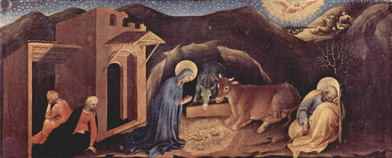 Adorasjon av de vise menn - Jesu fødsel - Gentile da Fabriano