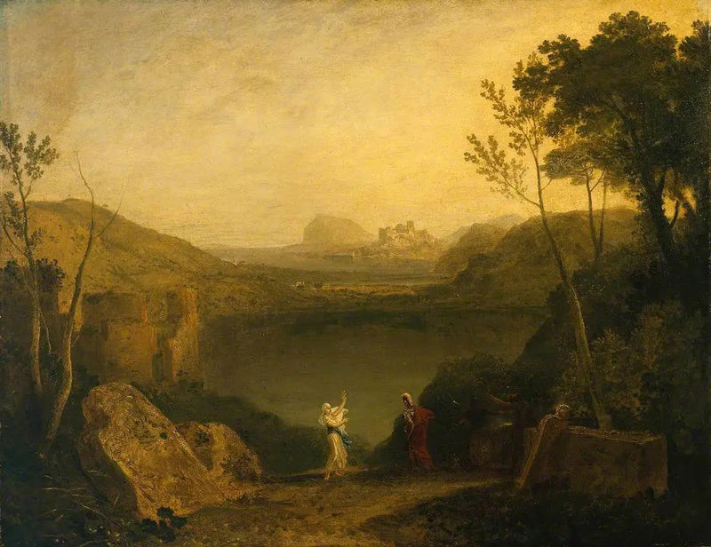 Aeneas og Sibylle, Avernus-sjøen - J. M. W. Turner