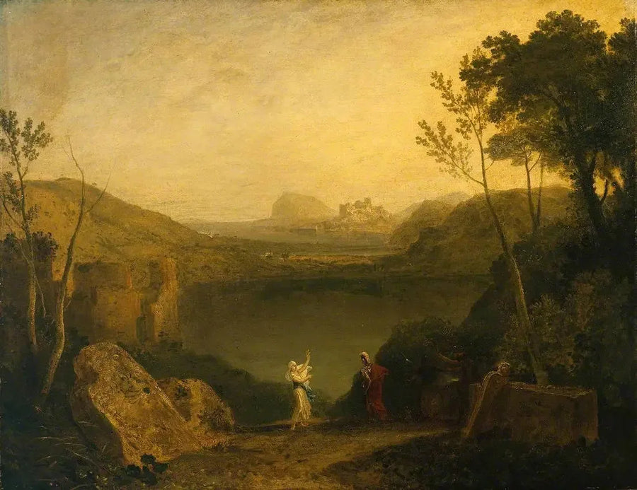 Aeneas og Sibylle, Avernus-sjøen - J. M. W. Turner
