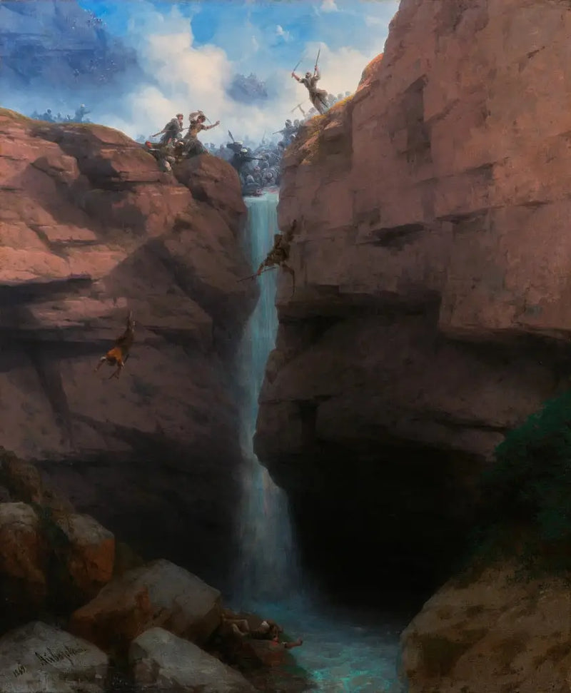 Konflikter mellom Chirvans og Mourider i Gunib - Ivan Aïvazovski

Source:
Affrontements entre les Chirvans et les Mourides à Gunib - Ivan Aïvazovski