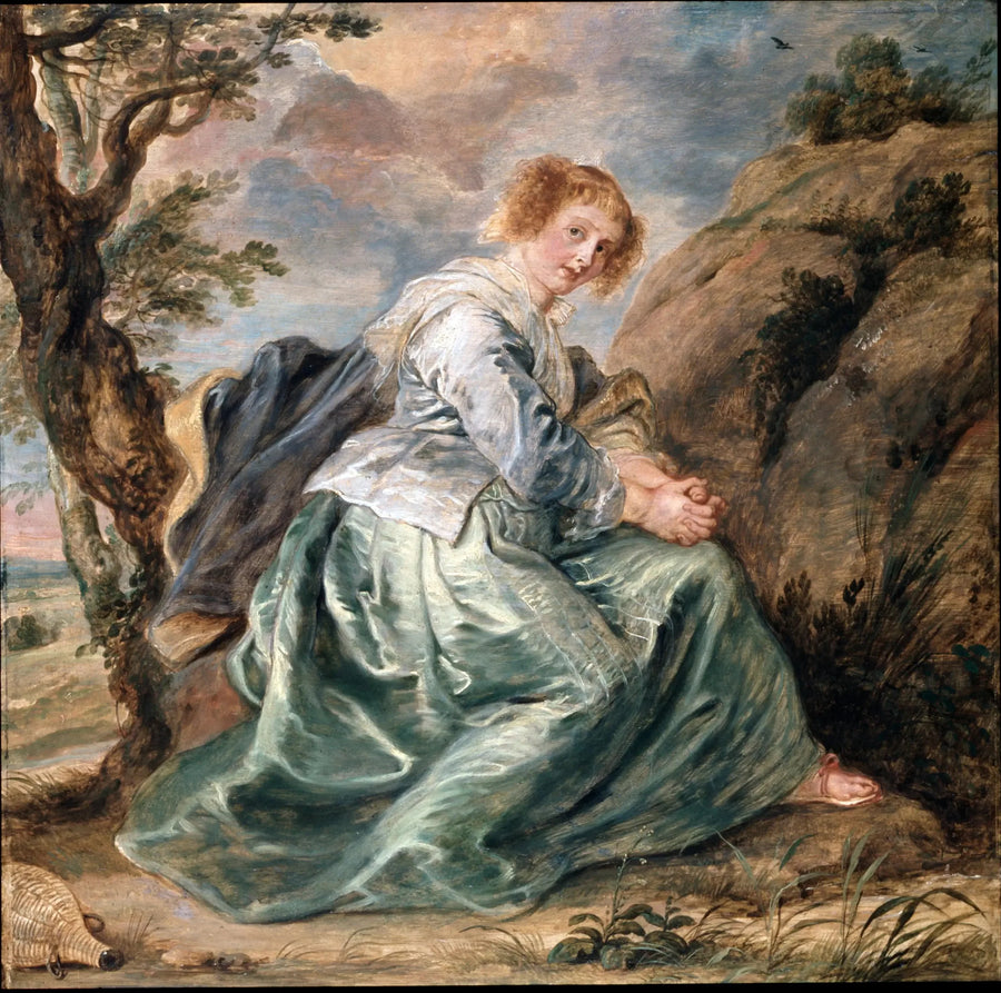 Agar i ørkenen - Peter Paul Rubens