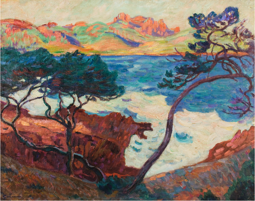 Agay - Armand Guillaumin image 1 copie peinte à la main à l’huile