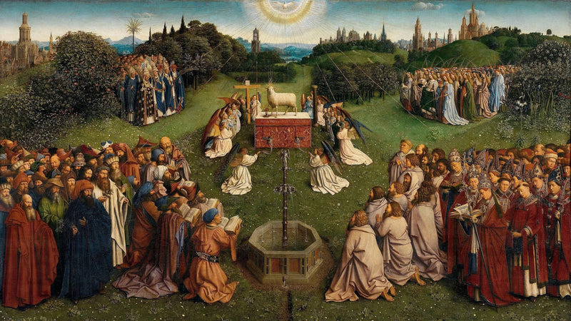 Mystisk lam - Hubert van Eyck