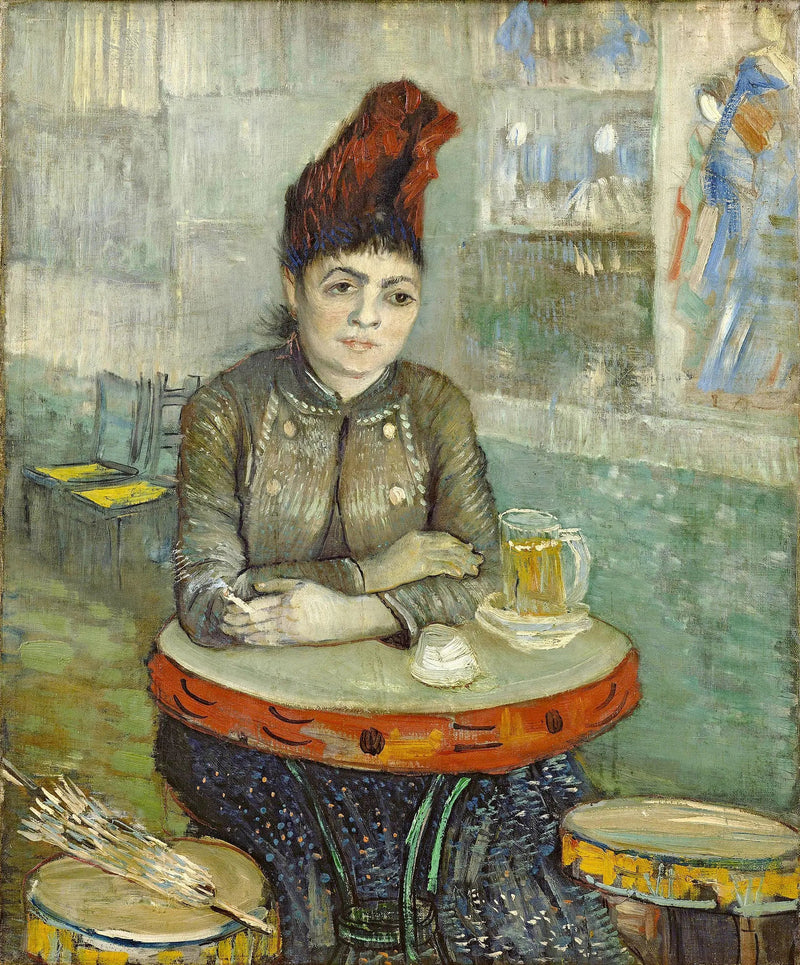 Agostina Segatori på Tambourin-kafeen - Vincent van Gogh