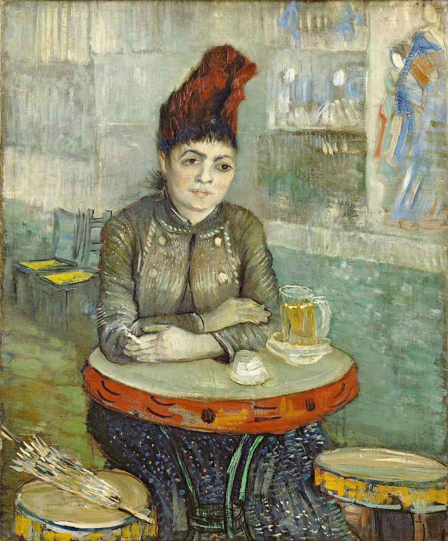 Agostina Segatori på Tambourin-kafeen - Vincent van Gogh