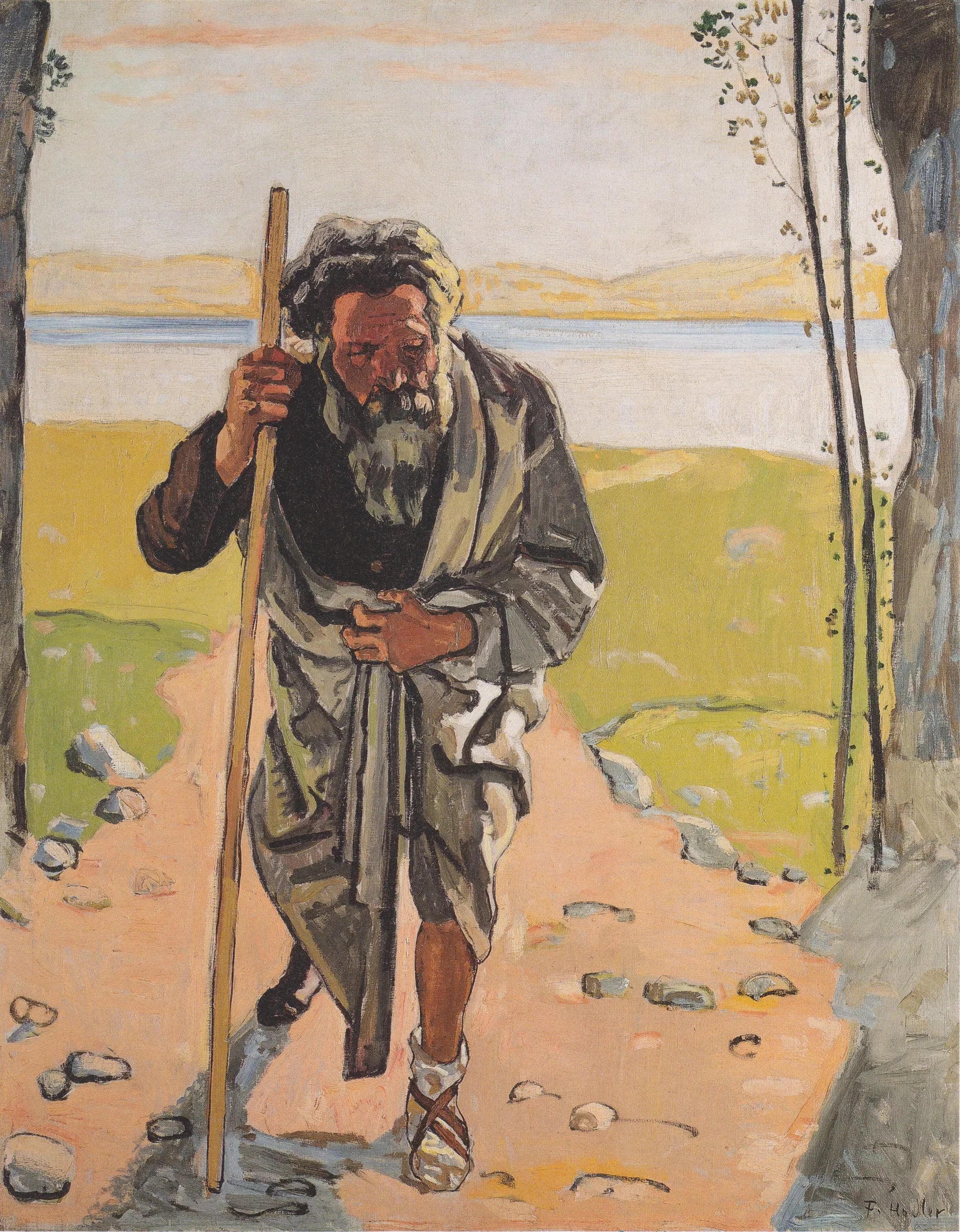 Ahasver - Ferdinand Hodler image 1 reproduction réalisée par Alpha Reproduction