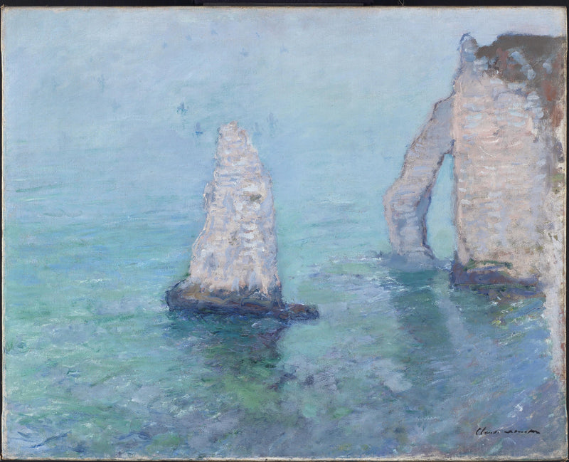 Nålen og nedstrømsporten, Étretat W1033 - Claude Monet