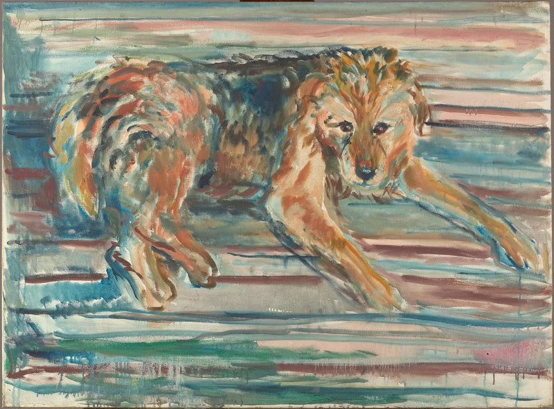 Airdale Terrier - Edvard Munch