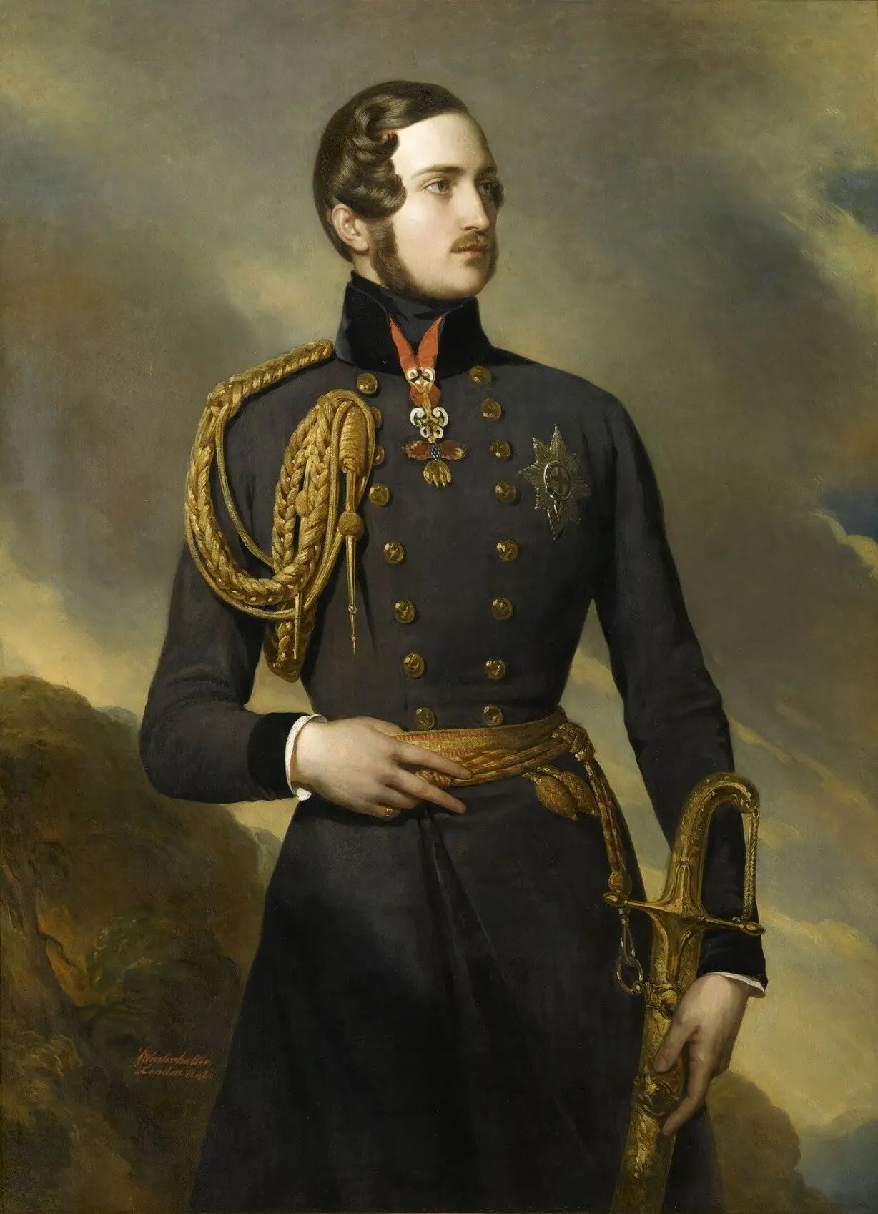 Albert de Saxe-Cobourg-Gotha prince consort (1819-1861) - Franz Xaver Winterhalter - Alpha Reproduction