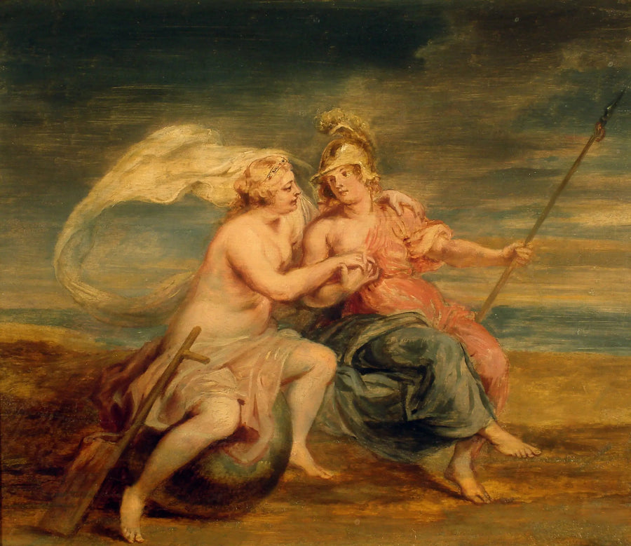 Fortuna og Dyden Allegori - Peter Paul Rubens