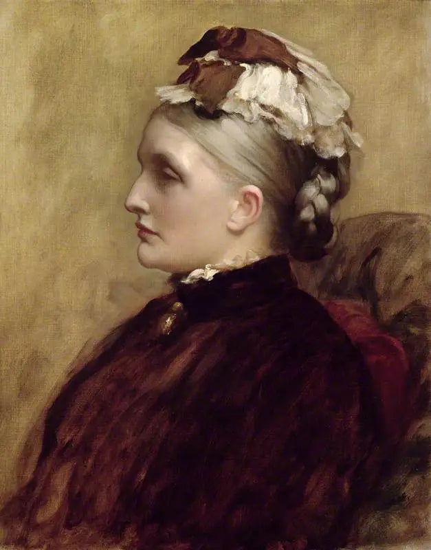 Alexandra Orr, født Leighton (1828–1903) - Frederic Leighton

Source:
Alexandra Orr, née Leighton (1828–1903) - Frederic Leighton