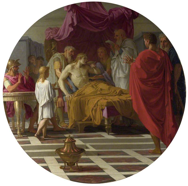 Alexandre og hans lege - Eustache Le Sueur