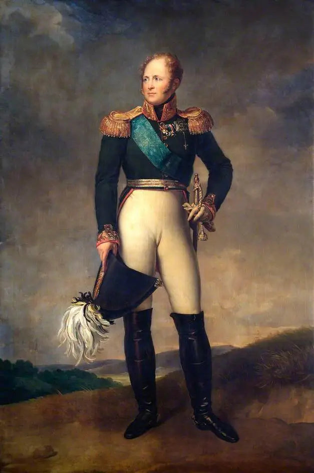 Alexandre Ier (1777–1825), russisk keiser - François Gérard

Source:
Alexandre Ier (1777–1825), empereur de Russie - François Gérard