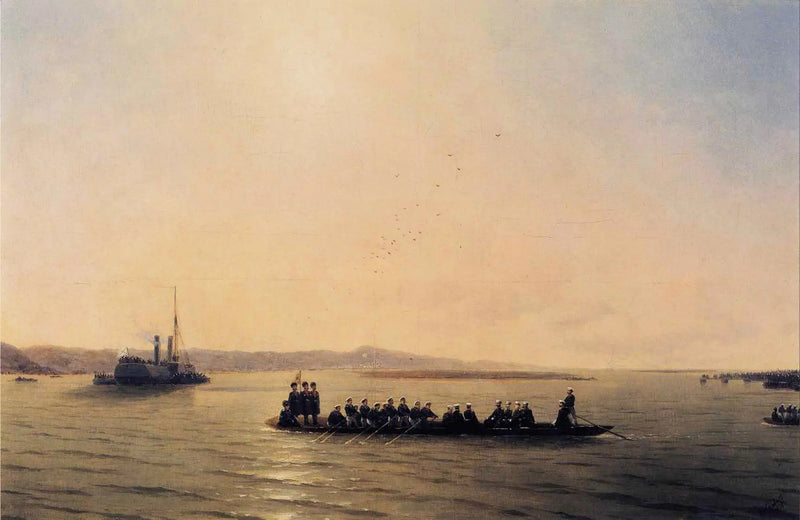 Alexandre II krysser Donau - Ivan Aïvazovski

Source:
Alexandre II traversant le Danube - Ivan Aïvazovski