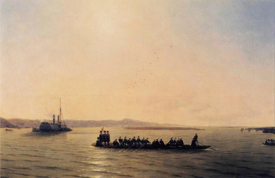 Alexandre II krysser Donau - Ivan Aïvazovski

Source:
Alexandre II traversant le Danube - Ivan Aïvazovski