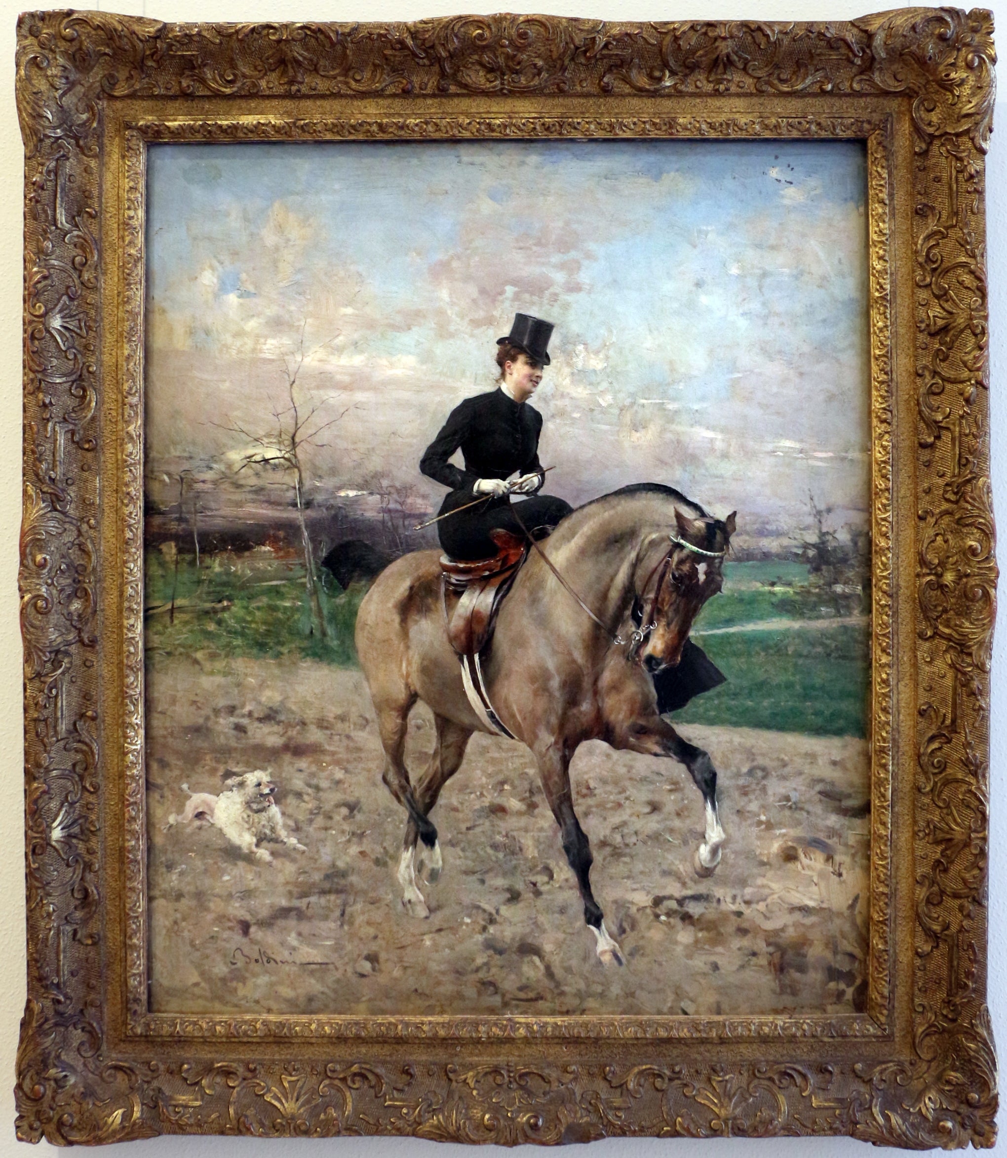 Alice Regnault à cheval - Giovanni Boldini - Alpha Reproduction
