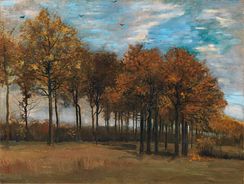 Alléen om høsten - Vincent van Gogh