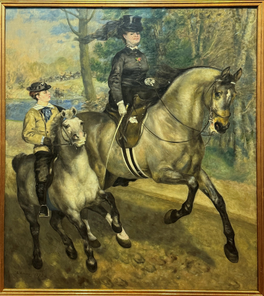 Ryttersti i Bois de Boulogne - Pierre-Auguste Renoir