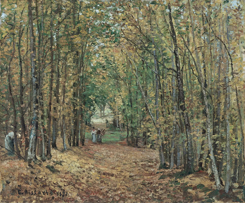 Gang i Marly-parken - Camille Pissarro