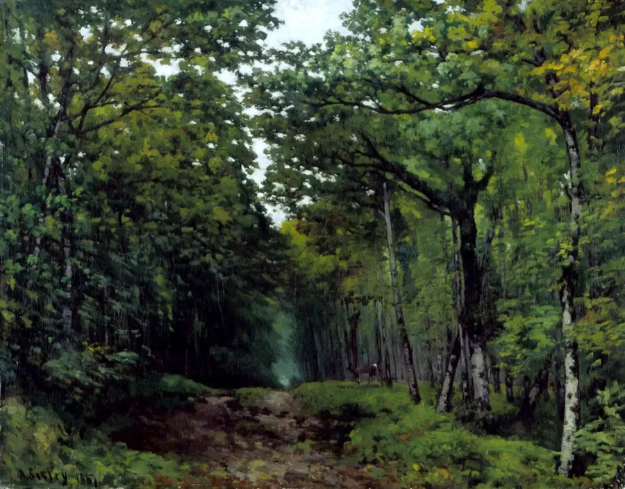 Kastanjealléen nær La Celle Saint-Cloud - Alfred Sisley