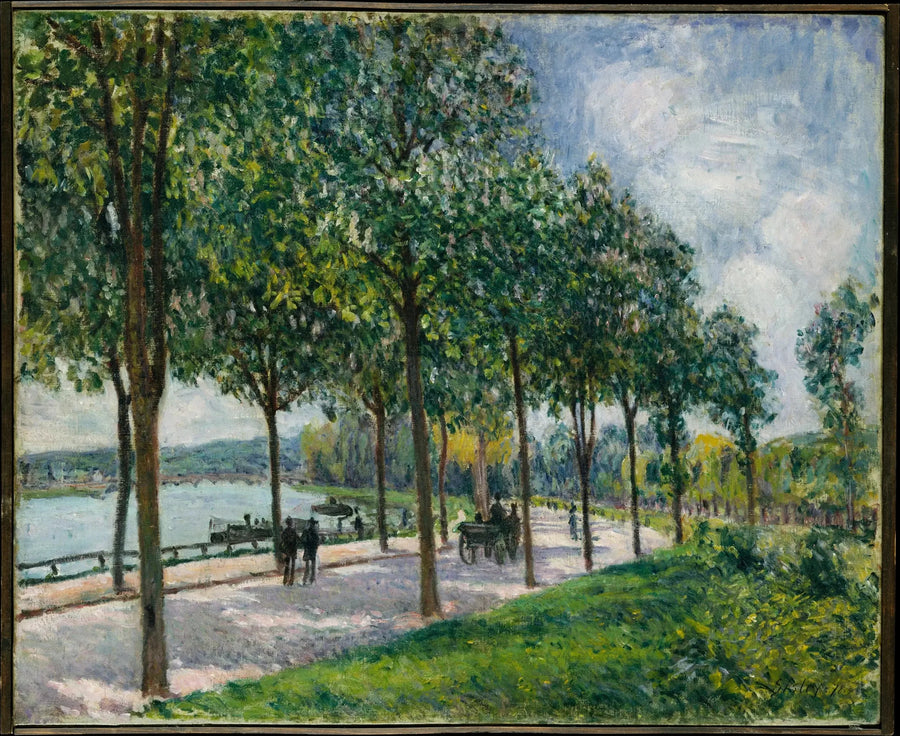 Kastanjealléen - Alfred Sisley