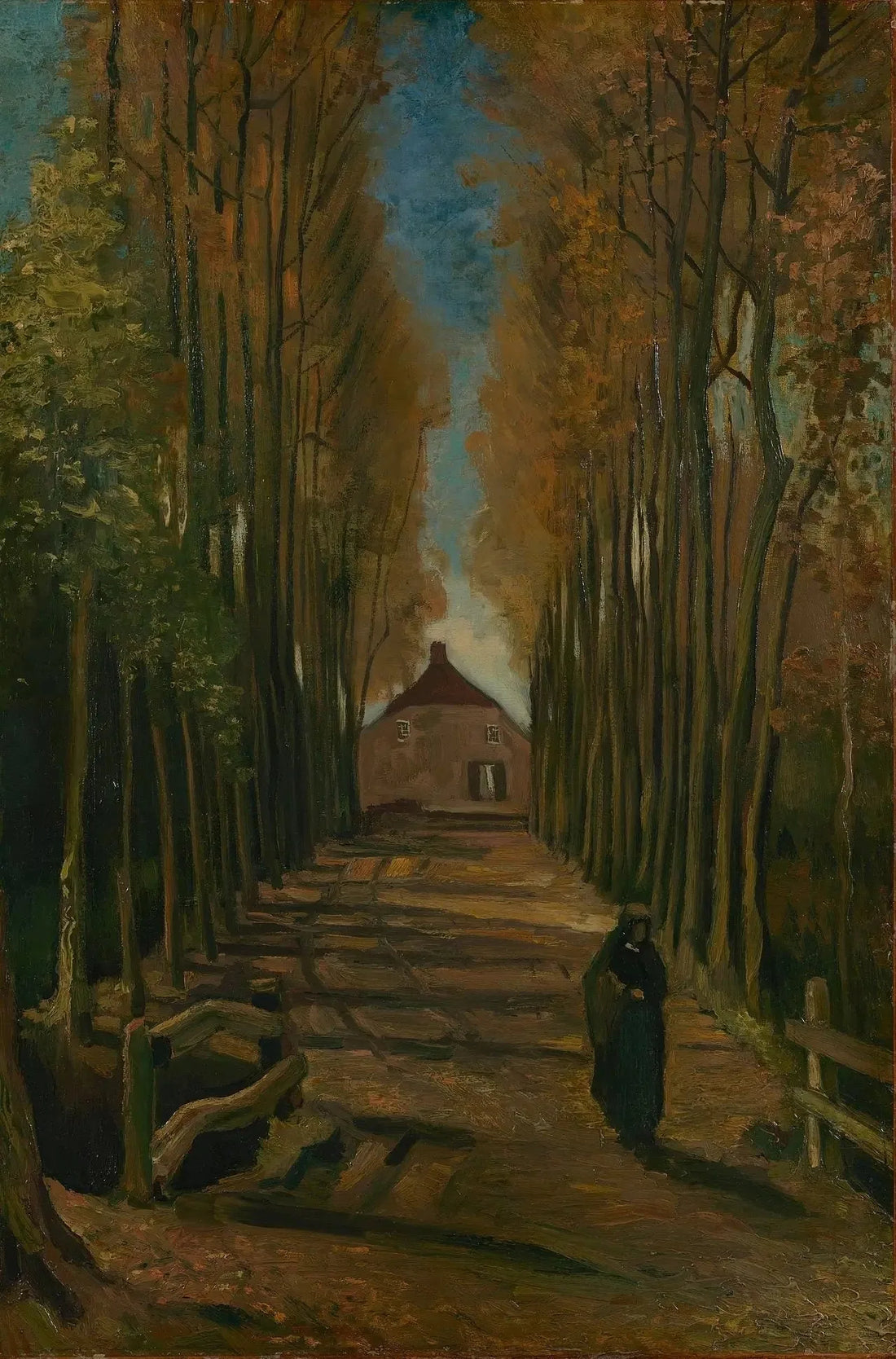 Poppealléen om høsten - Vincent van Gogh