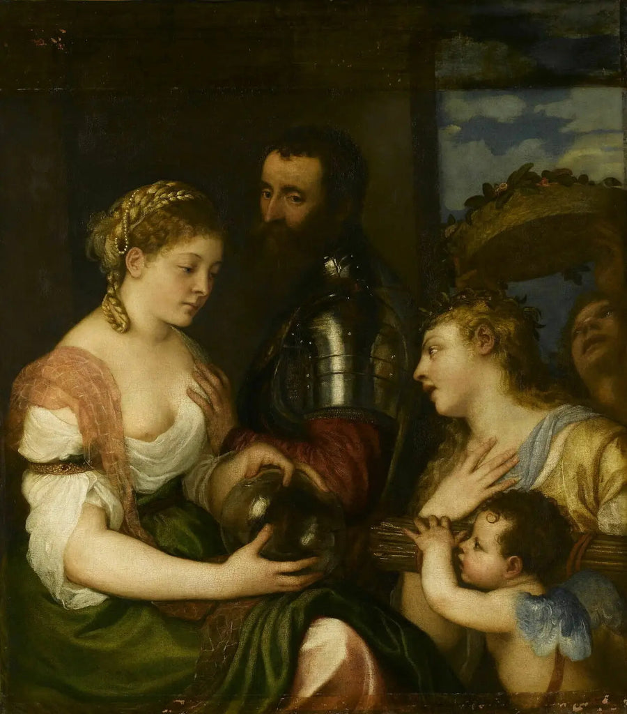 Ekteskapelig allegori - Titian
