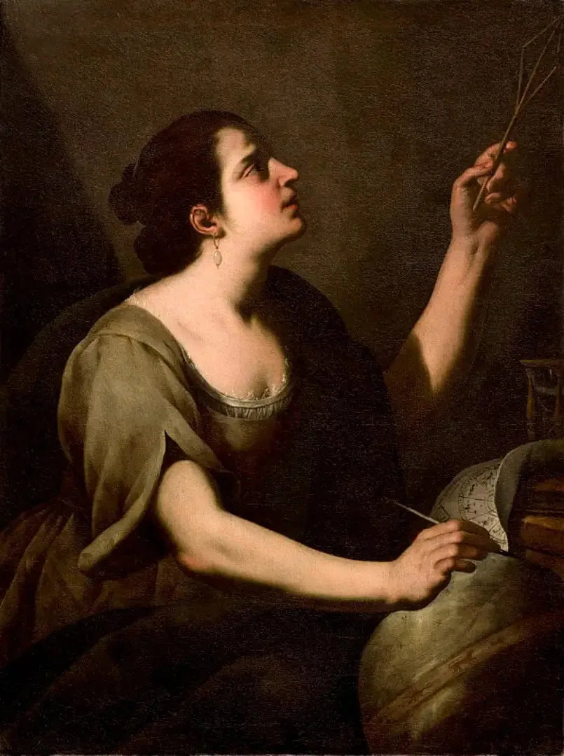 Allegori av astronomi - Artemisia Gentileschi