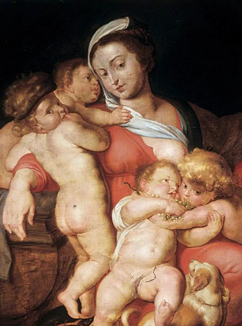 Allegori av nestekjærlighet - Peter Paul Rubens