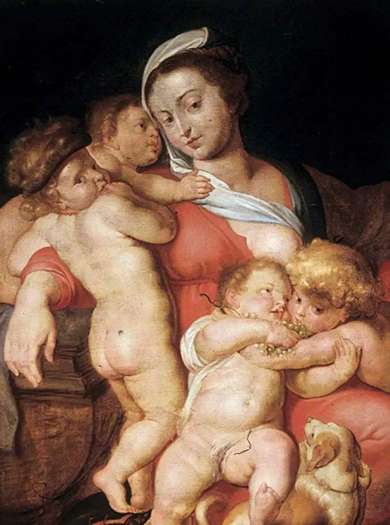 Allegori av nestekjærlighet - Peter Paul Rubens