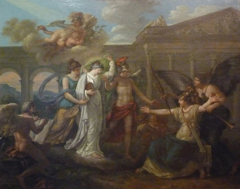 Allé de France som tar imot Freden - Louis Jean François Lagrenée

Source:
Allégorie de la France accueillant la Paix - Louis Jean François Lagrenée