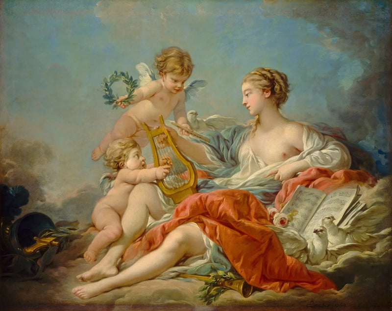 Allegori av musikk - François Boucher