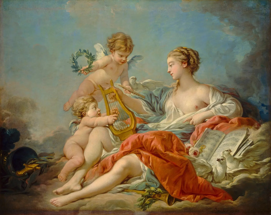 Allegori av musikk - François Boucher