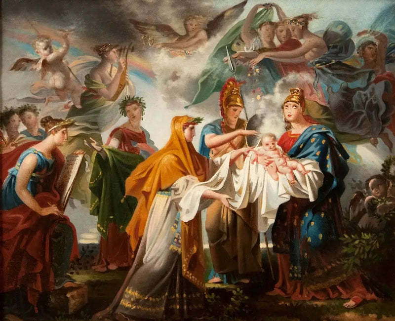 Allé av fødselen til Ludvig XIV - Charles Meynier

Source:
Allégorie de la naissance de Louis XIV - Charles Meynier