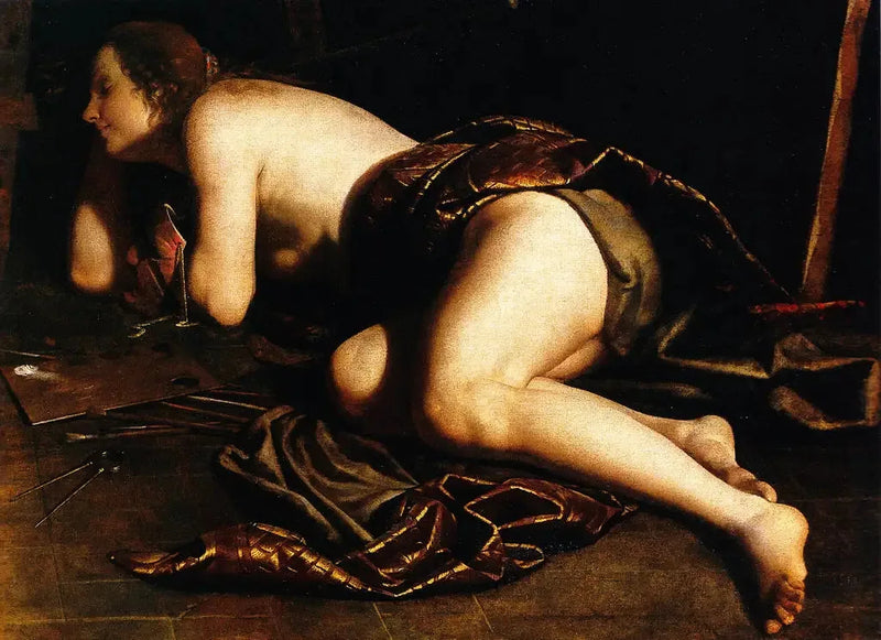 Allegori av Maleriet - Artemisia Gentileschi