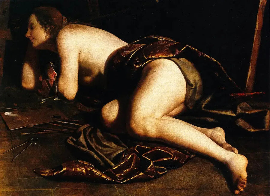 Allegori av Maleriet - Artemisia Gentileschi