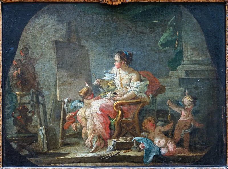 Allegori av Maleriet - François Boucher