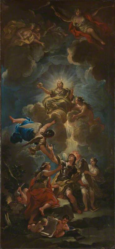 Allé av den guddommelige visdommen - Luca Giordano