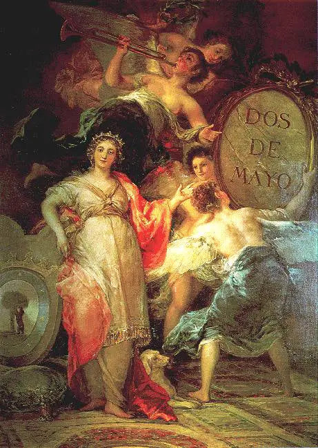 Allegori av byen Madrid - Francisco de Goya