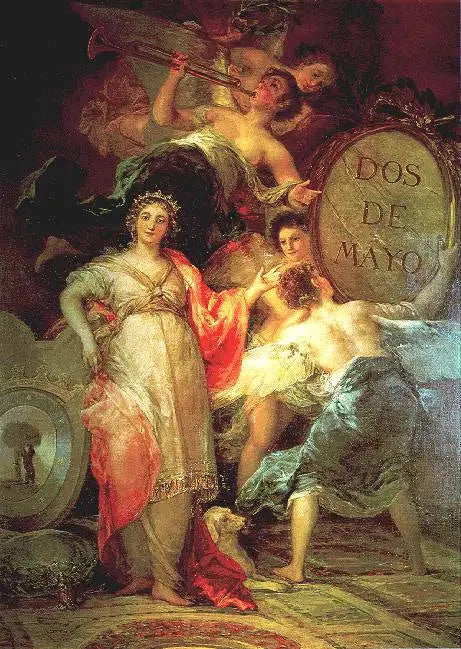 Allegori av byen Madrid - Francisco de Goya